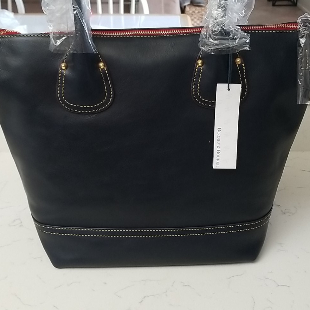 Dooney & Bourke Navy blue Leather Tote - Picture 5 of 12